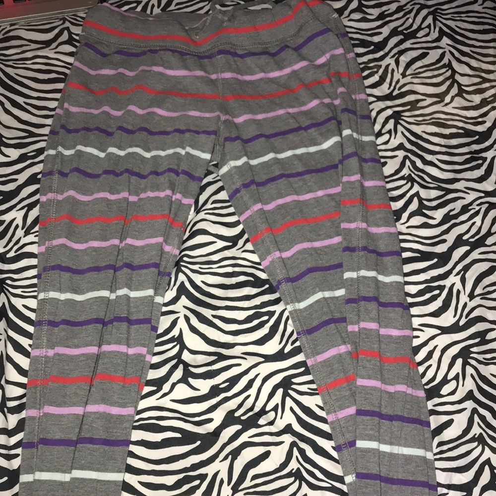 Multi Color Stripe Pajama Pants
